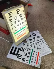 TechMed Model 3060 Light up Eye Vision Test Chart with 3 Screens 3061 3064 3065