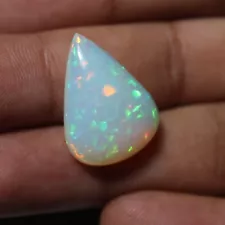 11.5 Cts Natural Unique Wonder Multi Flashy Fire Opal Pear Cabs 22x16.8 MM