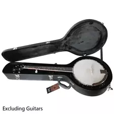 Hardshell High Quality Professional 5-string Banjos Black Leather Case Black