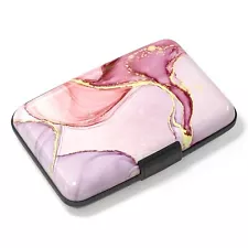 Stylish Credit Card Holder Wallet Rfid Scanner Blocker Hard Storage Metal Case