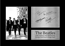 The Beatles+Autograph+Autograph+ John Lennon + Paul Mccartney + Ringo Starr