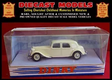 CREAM CITROEN 15 CV TRACTION AVANT 1:43 SCALE DINKY DIECAST MODEL CAR MINT BOXED