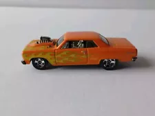 Hot Wheels '64 Chevelle SS Orange W/ Flames 2011 Chevrolet Diecast Car