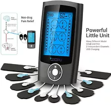 24 Modes Tens Unit Muscle Stimulator Machine Pulse Massager Therapy Pain Relief