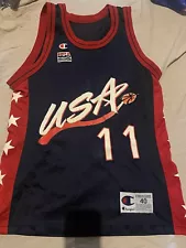 Team USA Basketball Karl Malone Jersey Olympics Dream Team Utah Jazz