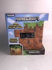 New Paladone Minecraft Alarm Clock W/Moonlight Function Plays Minecraft Music