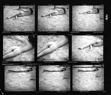 MARIANNE PETITBONE FASHION MODEL 1987 NUDES 10X PHOTOS & CONTACT SHEET SUPERSET