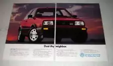 1989 Volkswagen GTI 16V Ad - Dust Thy Neighbor