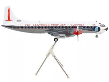 Lockheed L-188 Electra Commercial Aircraft "Eastern Air Lines" White with Blue S