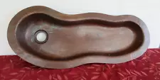 Cayenne River Hand-Hammered Copper Bar Sink