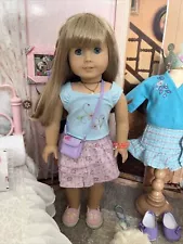 Huge American Girl Doll Lot Filled W/Doll, Bed, Clothes, Games,Desk + More