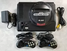 2 - 6 button Controller - Original SEGA GENESIS Console MK-1601 or 1st Gen