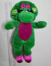 Vintage 1992 Lyons Group Barney Baby Bop Green Dinosaur Plush Stuffed Animal