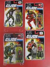 G.I. JOE LOT OF FOUR ACTION FIGURES NEW IN BOXES