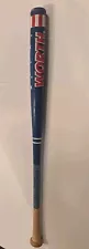 Worth Soft Ball Bat 600 FP Allstar Red White Blue Star Wooden Bat 34" Sports