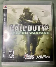 Call Of Duty 4 Modern Warfare Playstation 3 Video Game PS3