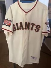 Authentic 2007 Barry Bonds San Francisco Giants Jersey 44XL Majestic All Star