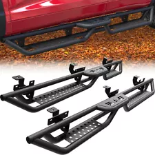 Armor Running Boards for 2018-2024 Jeep Wrangler JL 4 Door Nerf Bar Side Steps (For: Jeep Wrangler)