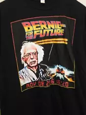 2016 Bernie For The Future Sanders Black T Shirt Size 2X President Election Tee