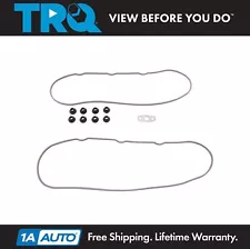 TRQ Engine Valve Cover Gasket w/ Grommets Set Kit for Chevy GMC Pickup SUV Van