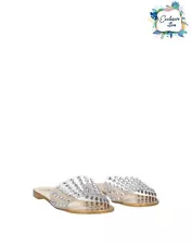 RRP€660 GIUSEPPE ZANOTTI Sandals US6 UK3 EU36 Transparent Panel Rhinestones