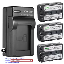 Kastar Battery Wall Charger for Sony NP-FM50 BC-VM50 DSR-PDX10 HVL-ML20M HVR-A1