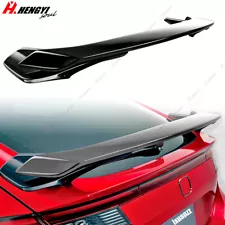 FOR 2022-2024 HONDA CIVIC HATCHBACK GLOSS BLACK HP STYLE REAR TRUNK SPOILER WING