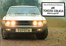 Toyota Celica 1600 ST Coupe 1973-74 UK Market Foldout Sales Brochure