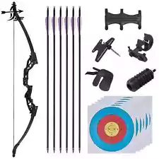 SF Takedown Recurve Bow and Arrow Set, Archery Bows, Adjustable Range 30-55 Lbs