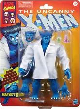 2022 Marvel X-Men Retro Legends Fan Channel Blue BEAST 6" Scale Hasbro Figure