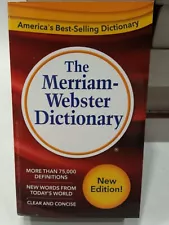 The Merriam-Webster Dictionary New Edition 2016, NEW