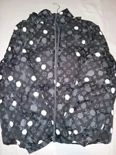 Good Condition Preowned Louis Vuitton "LV" Blue "Pumpkin" Puffer Jacket Size XL