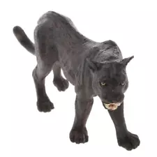 Black Panther Wildlife Animal Figurine Model Figure Home