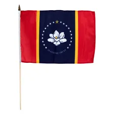 Mississippi flag 12 x 18 inch