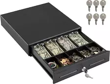 Mini Cash Register Drawer for Point of Sale (POS) System with 4 Bill 5 Coin Cash