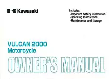 2004-2007 Kawasaki VN2000A7F Vulcan Owners Manual : 99987-1426