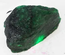 1200 Ct Natural Emerald Huge Rough Earth Mined Certified Green Loose Gemstone