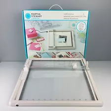 Martha Stewart Crafts LED Light Table Craft Station 12” Square Glass Template