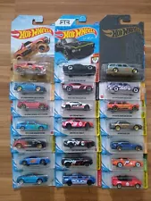 Hot Wheels Mainline Race/Ralley/Drift Lot Of 21 Subaru Mazda Lancer Nissan Etc.