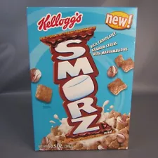 Vintage Kellogg's Smorz FULL Cereal Box 2002 Factory Sealed 10.5 oz Chocolate