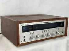 MARANTZ 2230 VINTAGE AM/FM STEREO RECEIVER SERVICED LED LIGHTS WOOD CABINET