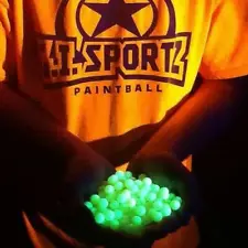 .50 Cal. G.I. Sports Craze UV Glow in the Dark Paintballs 500 /bag