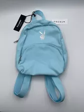 Pacsun Playboy Baby Blue Small Backpack Purse New with Tags