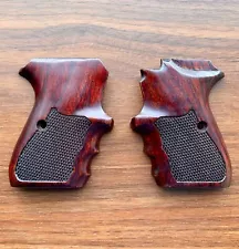 Marschal Checkered Wood Grips for Bersa Thunder 380