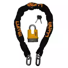 LUMA 48 Chain U-Lock for Bikes - 47" Heavy Duty Long Bike Lock Chain