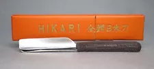 NOS KAMISORI HIKARI "全鋼日本刀" Japanese sword Japanese straight razor #K950 box