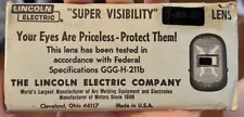 Lincoln Super-Visibility Shade 10H Hardened Glass Welding Plate Lens 2" x 4 1/4"