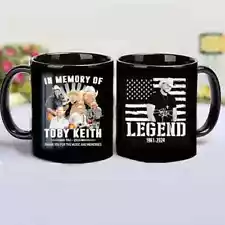 SALE!!_ Toby Keith 1961 2024 Thank You For The Music And Memories Signature Mug