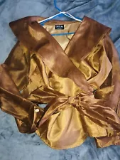 silk organza blouse