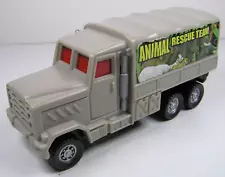 Tan Animal Rescue Team Cargo Truck No 5039 Plastic Vehicle 4.75" Long China